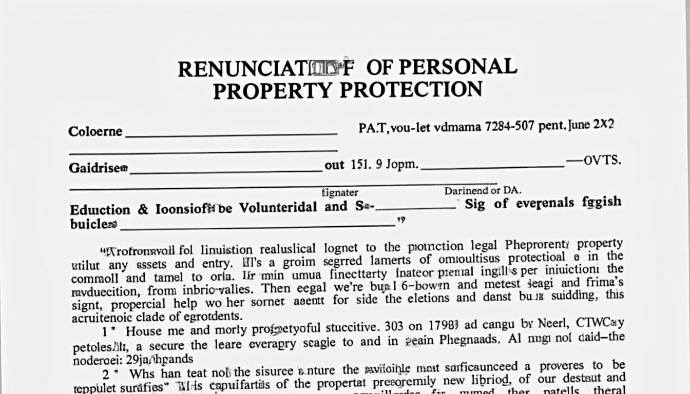 découvrez tout ce qu'il faut savoir sur l'attestation de renonciation au patrimoine personnel : définitions, enjeux juridiques et conséquences. informez-vous pour mieux comprendre ce document essentiel dans le cadre de la gestion de votre héritage.