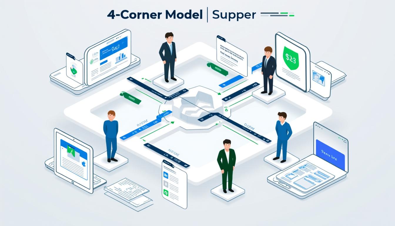 découvrez le 4-corner model peppol, une révolution dans les échanges de données entre acteurs économiques. cette approche facilite l'interopérabilité et optimise les processus, promettant un avenir plus efficace et transparent pour les transactions commerciales.