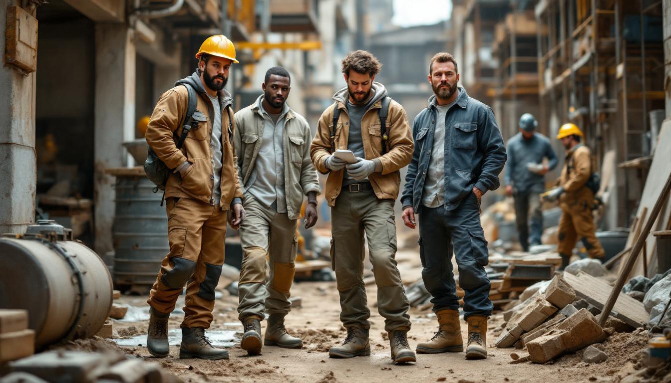 découvrez notre sélection de vêtements de travail homme alliant durabilité et confort, conçue pour répondre aux besoins de tous les professionnels exigeants.