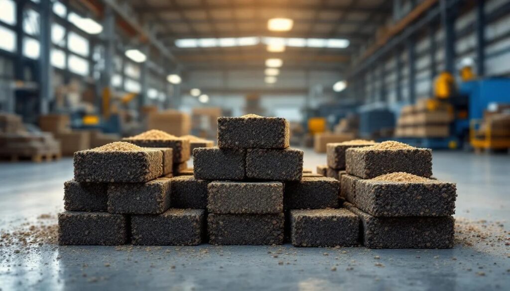 briquettes compactées