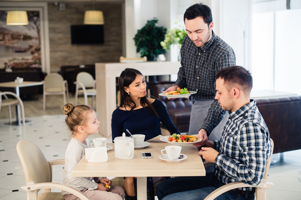 restaurant en famille